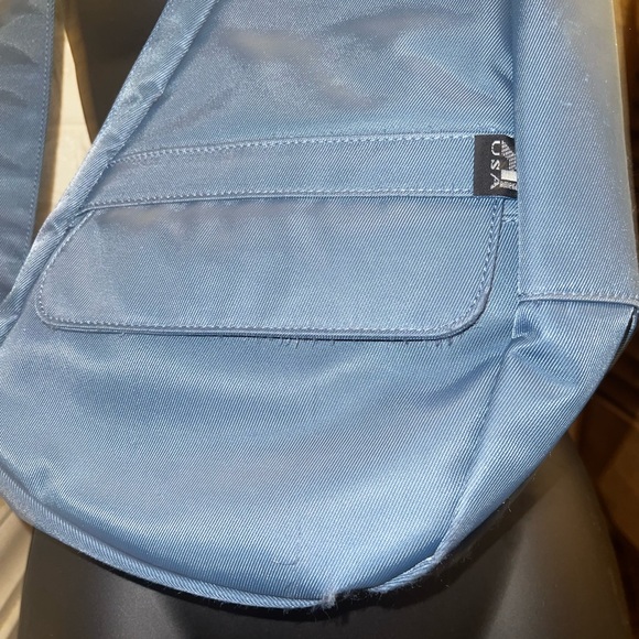 AmeriBag Healthy Backpack Blue Nylon Crossbody - Picture 4 of 13